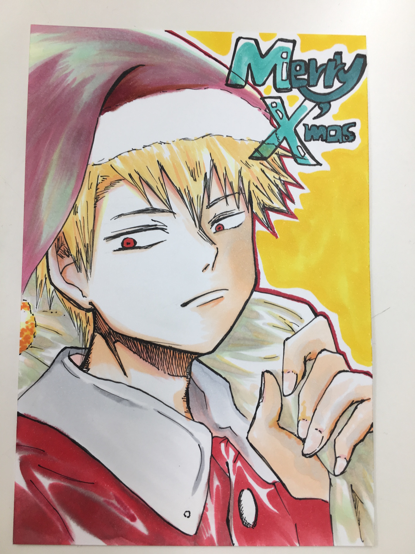 マンガクリエイト科 煙さんメイキング クリスマスカード Jam 日本アニメ マンガ専門学校